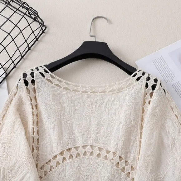 Bohemian  Crochet cardigan - Picture 3 of 4